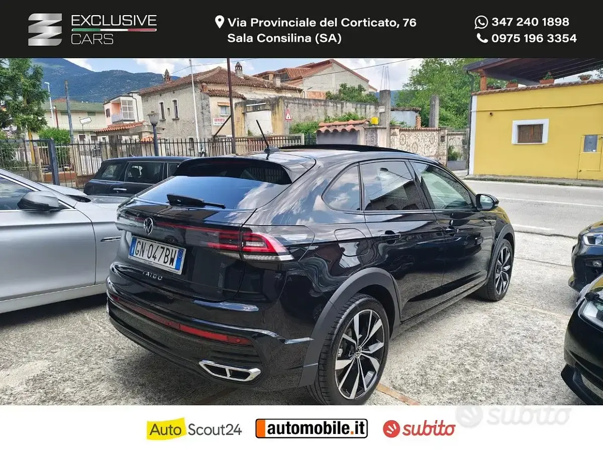 Usata VW Taigo R-line 150 CV (110 kW) 2023 Nero SUV
