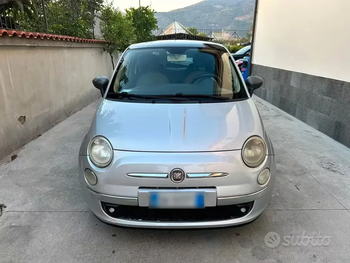 Usata Fiat 500 100 CV (73 kW) 2009 Grigio Cabrio