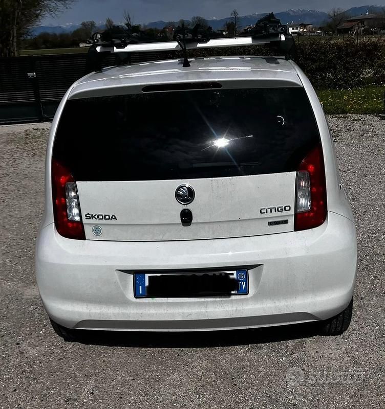 Usata Skoda Citigo 2015 Bianco Utilitaria