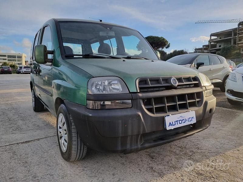 Usata Fiat Doblò 65 CV (47 kW) 2001 Verde Monovolume