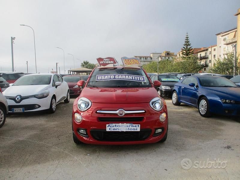 Usata Fiat 500X Lounge 120 CV (88 kW) 2016 Rosso SUV