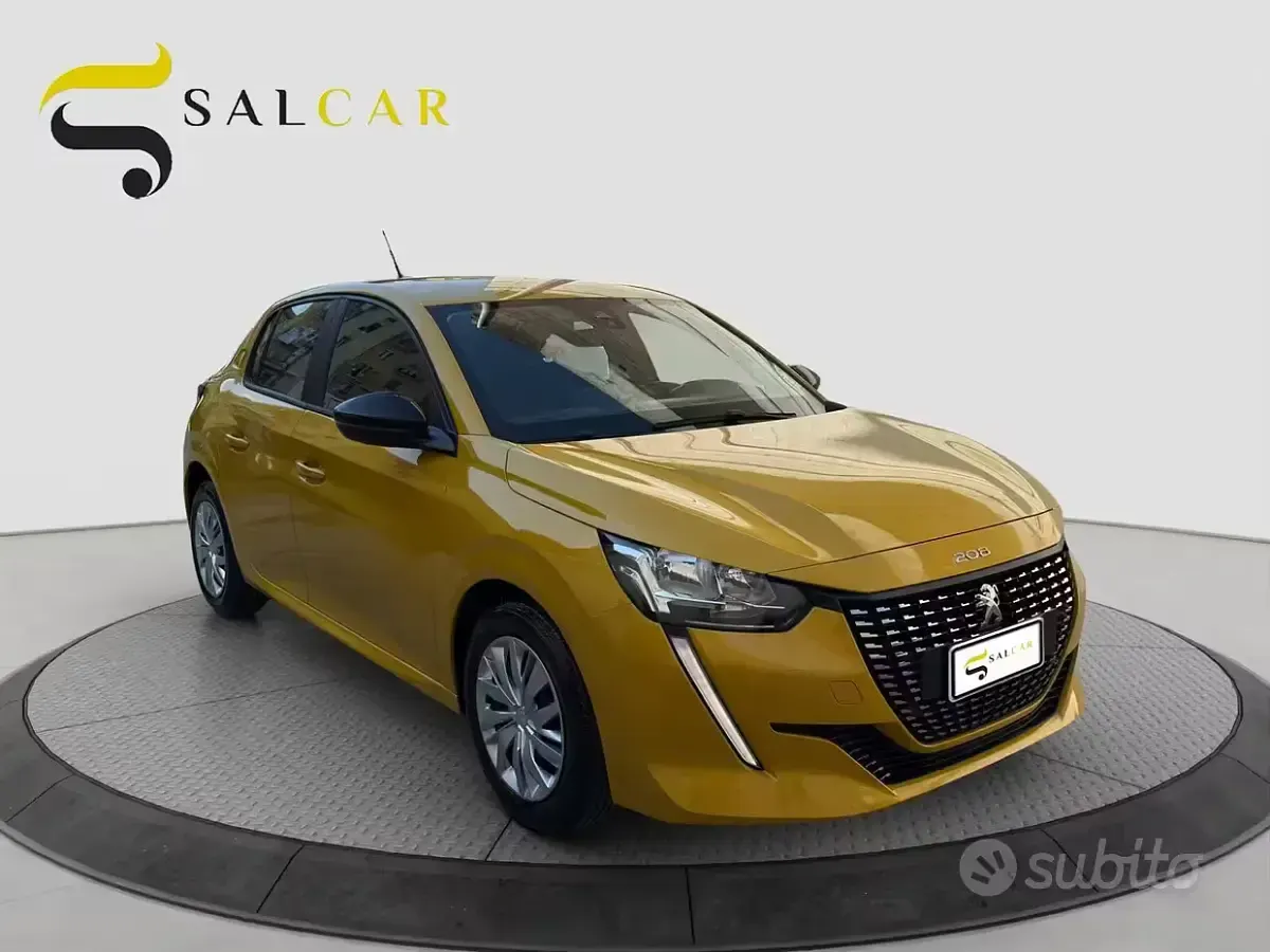 Usata Peugeot 208 Active 75 CV (55 kW) 2023 Giallo Utilitaria