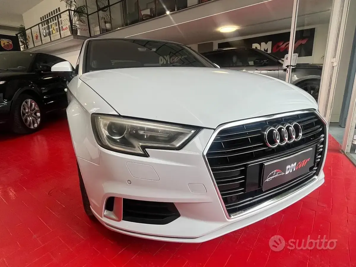 Usata Audi A3 Cabriolet Sport 116 CV (85 kW) 2018 Bianco Cabrio