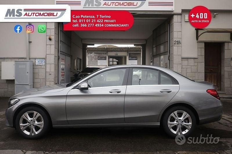 Usata Mercedes C220 Premium 170 CV (125 kW) 2014 Grigio Berlina