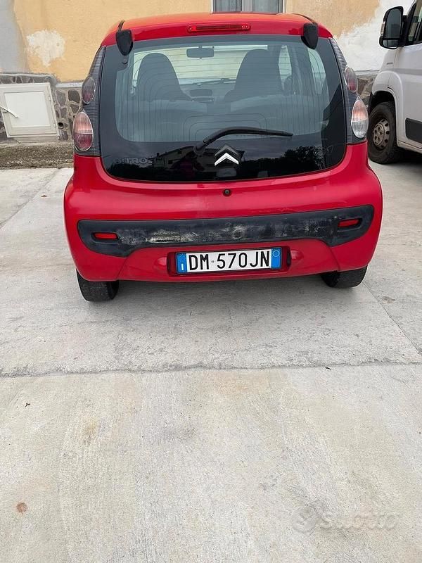 Usata Citroën C1 68 CV (50 kW) 2008 Rosso Utilitaria