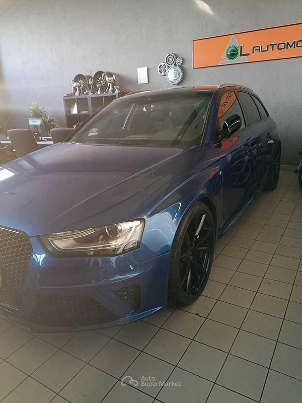 Usata Audi RS4 Comfort 450 CV (330 kW) 2013 Blu Station wagon