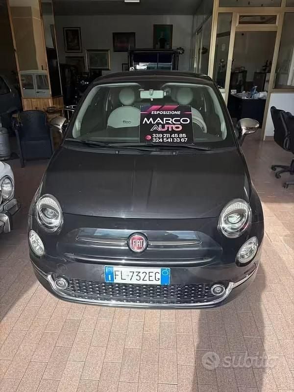 Usata Fiat 500 69 CV (50 kW) 2017 Nero Berlina