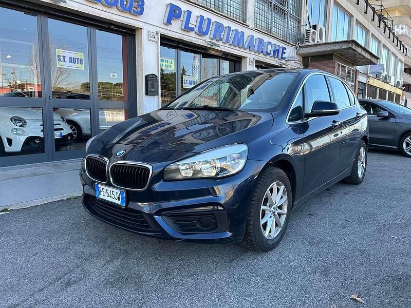 Usata BMW 216 116 CV (85 kW) 2016 Blu/azzurro Monovolume
