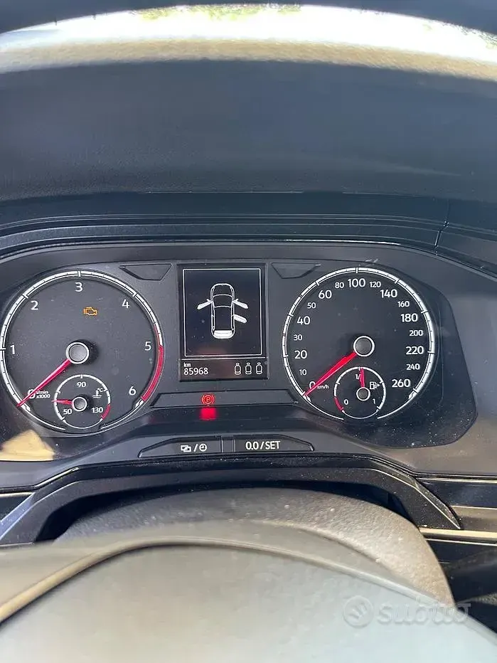 Usata VW Polo Comfortline 80 CV (58 kW) 2018 Nero Utilitaria