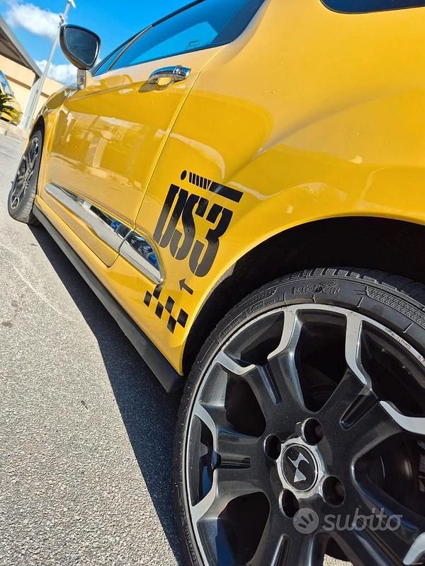 Usata Citroën DS3 120 CV (88 kW) 2011 Giallo Berlina