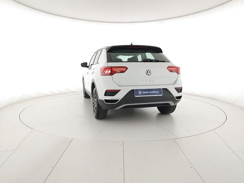 Usata VW T-Roc Style 116 CV (85 kW) 2020 Pure white nero SUV