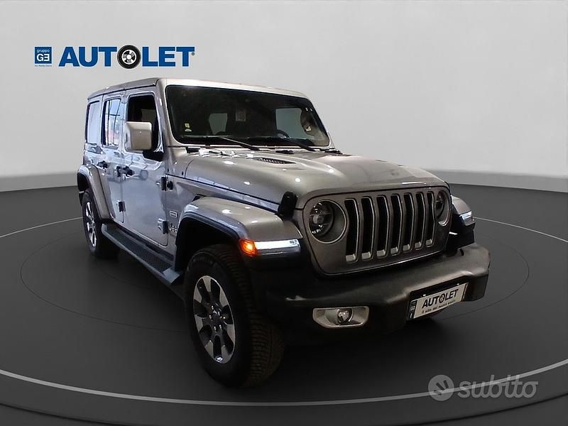 Usata Jeep Wrangler Unlimited Sahara 200 CV (147 kW) 2020 Grigio SUV