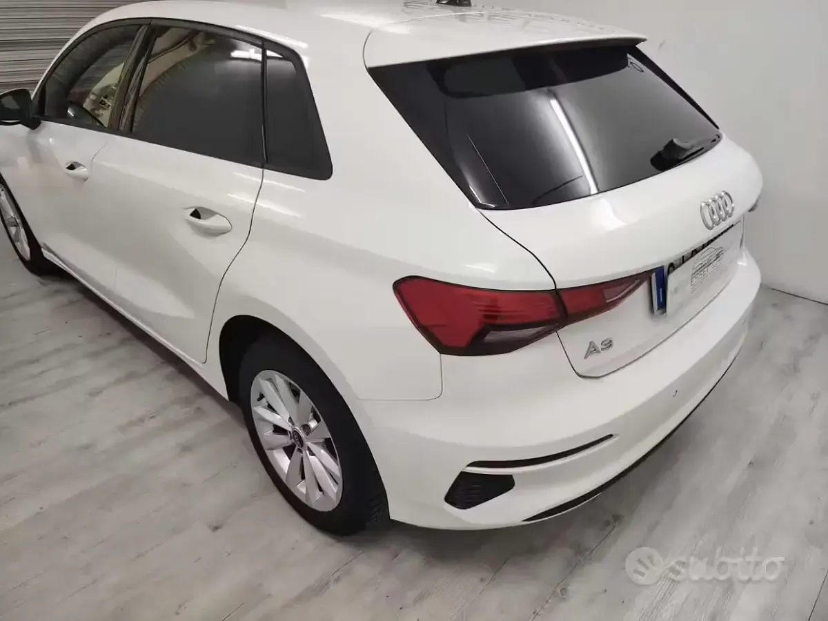 Usata Audi A3 Advanced 116 CV (85 kW) 2022 Bianco Berlina