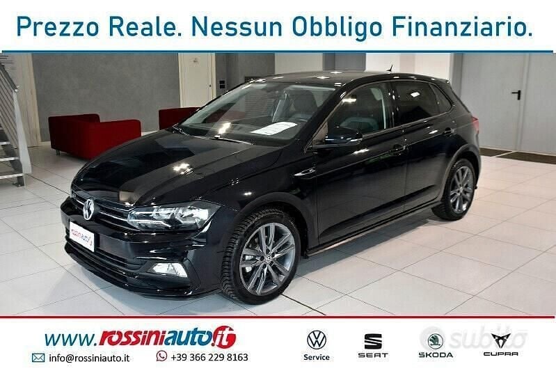 Usata VW Polo Highline 95 CV (69 kW) 2019 Nero Utilitaria