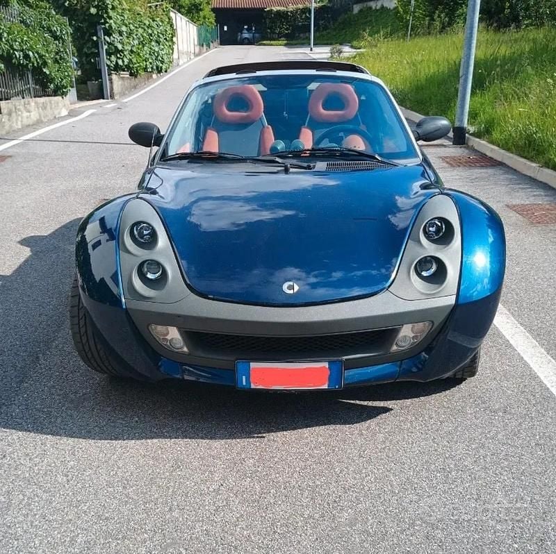 Usata Smart Roadster 82 CV (60 kW) 2006 Blu Cabrio