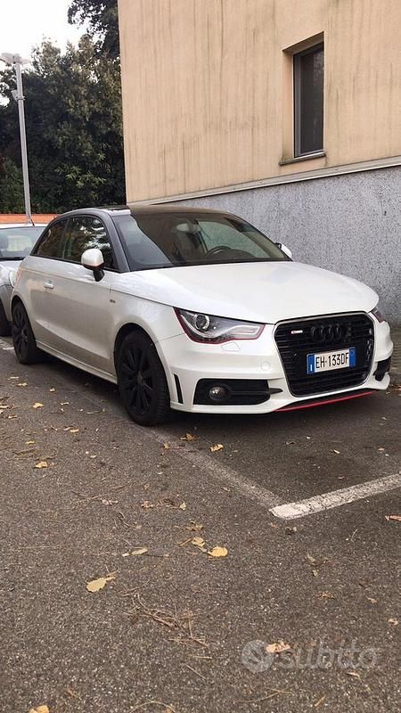 Usata Audi A1 S-Line 105 CV (77 kW) 2011 Bianco Utilitaria