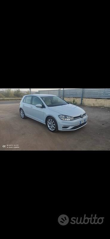 Usata VW Golf VII 2019 Bianco Utilitaria