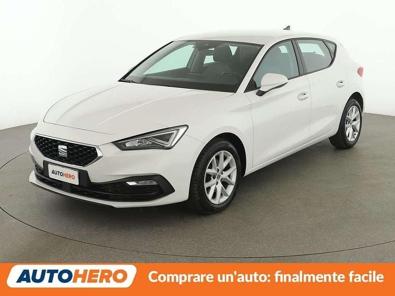 Usata Seat Leon Style 150 CV (110 kW) 2021 Bianco Berlina
