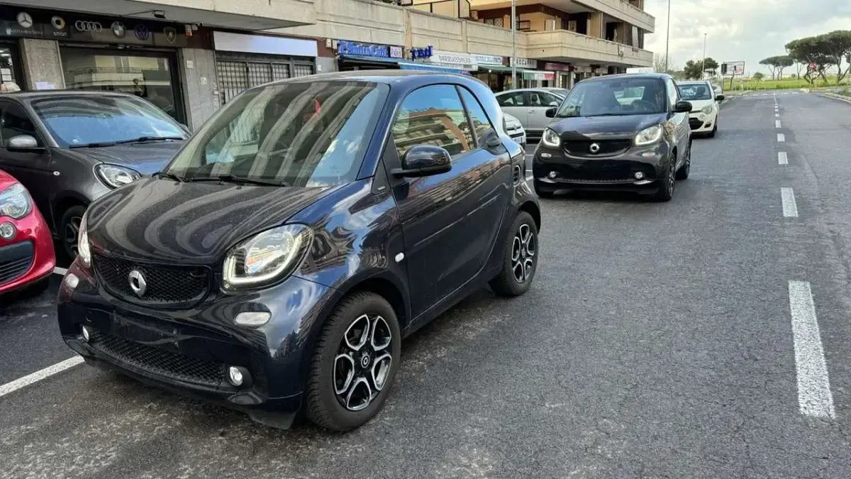 Usata Smart ForTwo Coupé Passion 90 CV (66 kW) 2018 Blu/azzurro Coupé
