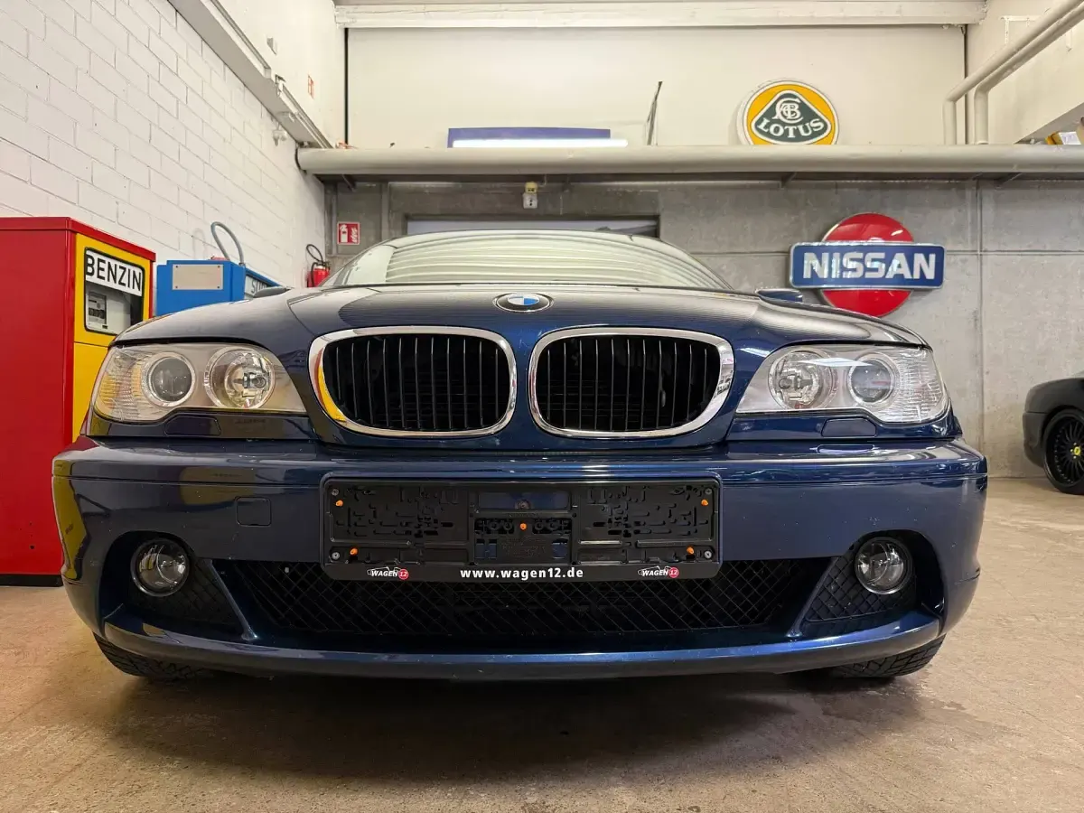 Usata BMW 318 150 CV (110 kW) 2005 Blu Cabrio