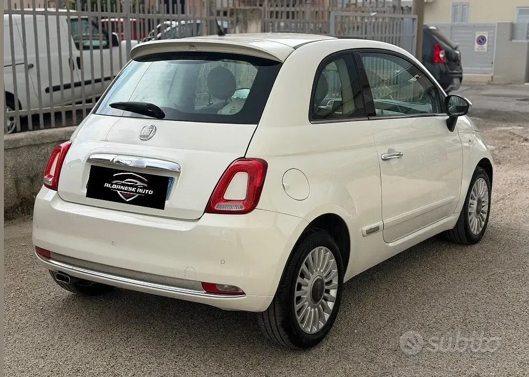 Usata Fiat 500 75 CV (55 kW) 2009 Bianco Cabrio