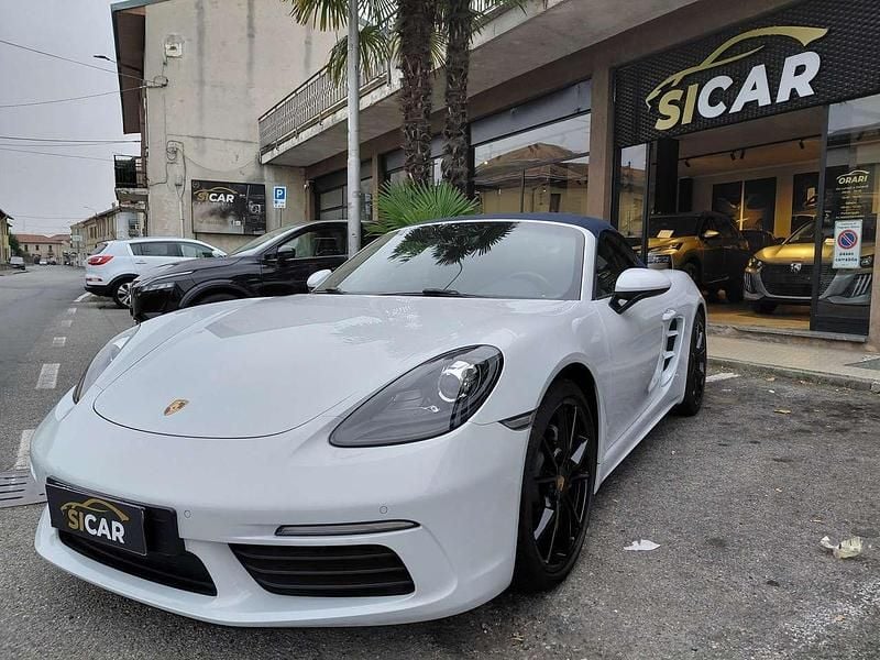 Bianco Usata 2018 Porsche 718 Boxster Cabrio | 59.900 € (Buon prezzo) - Immagine 1/4