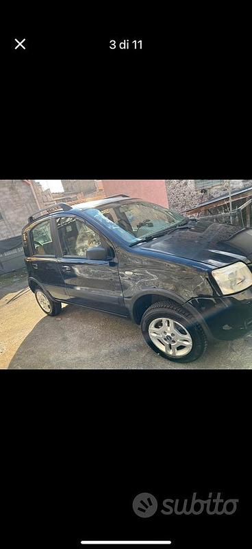 Usata Fiat Panda 4x4 2005 Nero Utilitaria