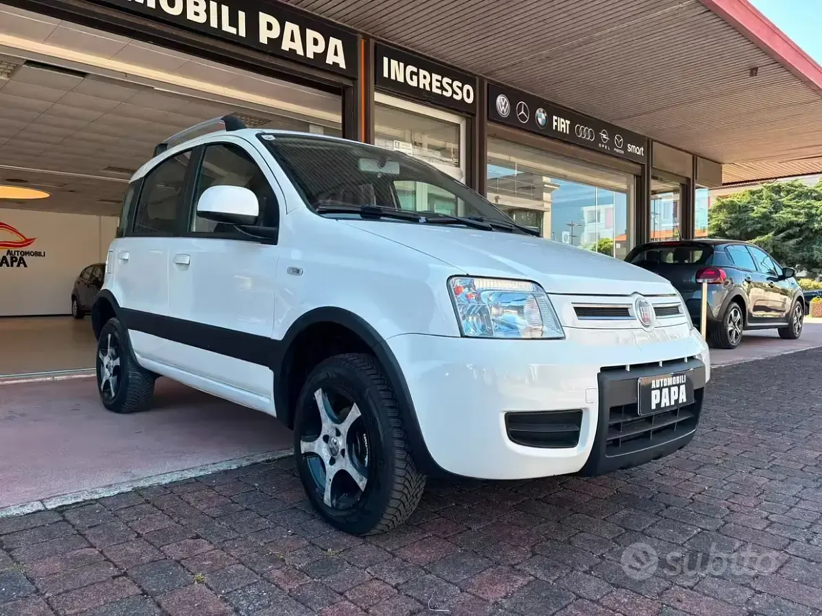 Usata Fiat Panda 4x4 69 CV (50 kW) 2011 Bianco Utilitaria