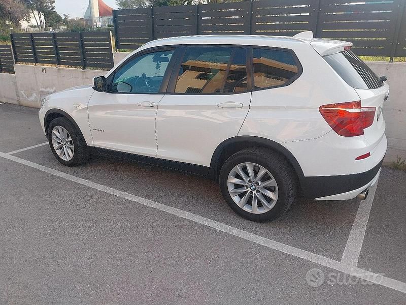 Usata BMW X3 Efficient Dynamics 184 CV (135 kW) 2013 Bianco SUV