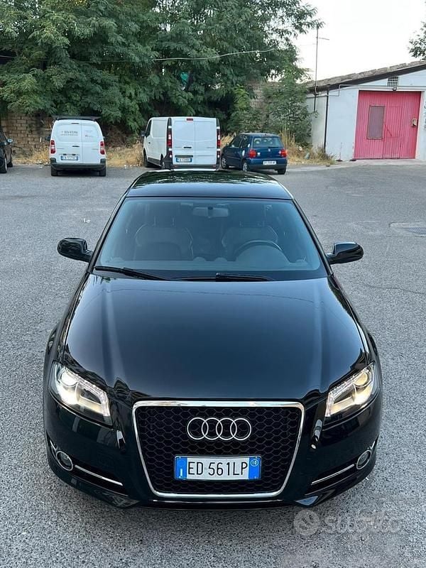 Usata Audi A3 S-Line 140 CV (102 kW) 2010 Nero Utilitaria