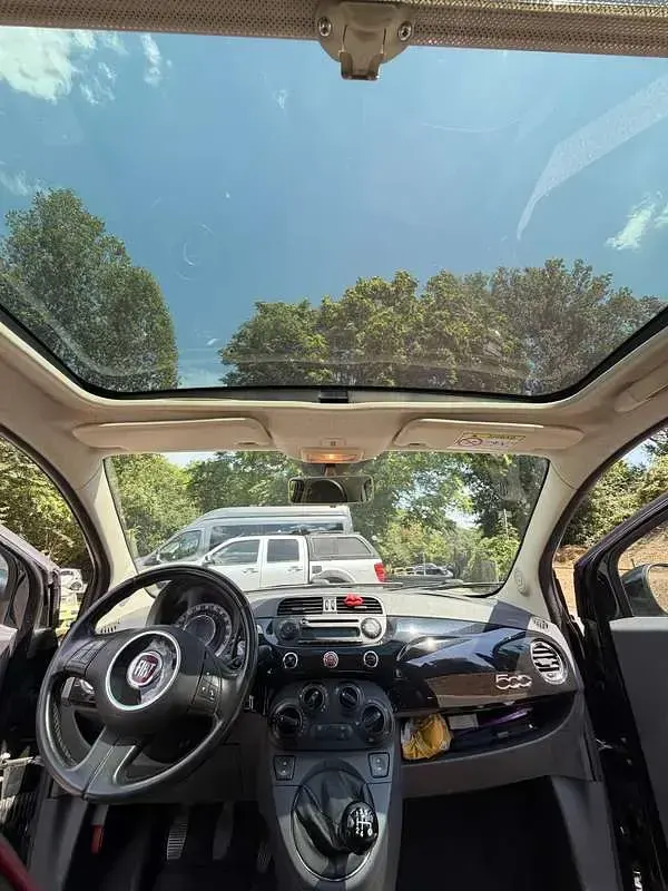 Usata Fiat 500 Lounge 69 CV (50 kW) 2015 Nero Utilitaria