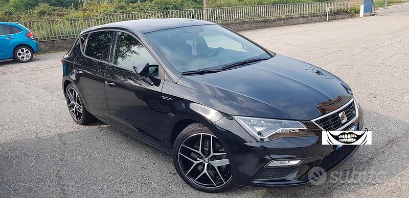 Usata Seat Leon FR 184 CV (135 kW) 2018 Nero Berlina