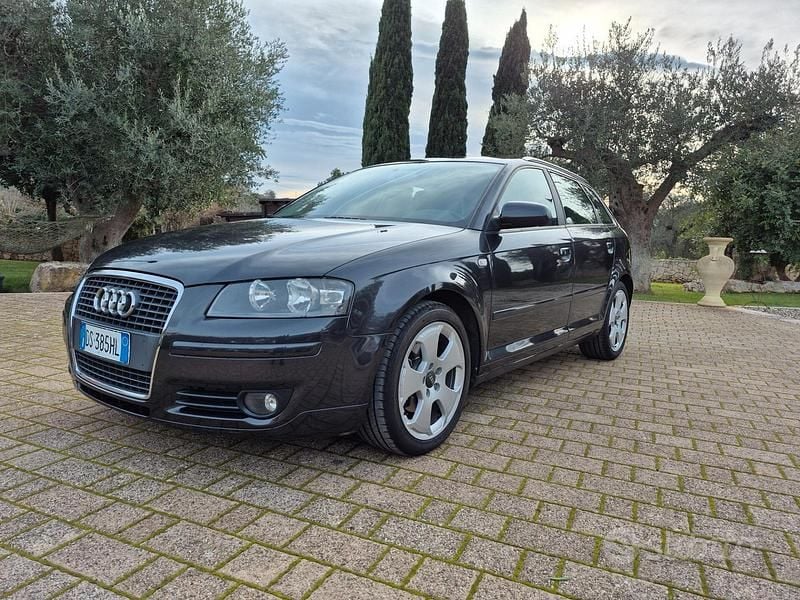 Usata Audi A3 Ambiente 140 CV (102 kW) 2007 Nero Berlina