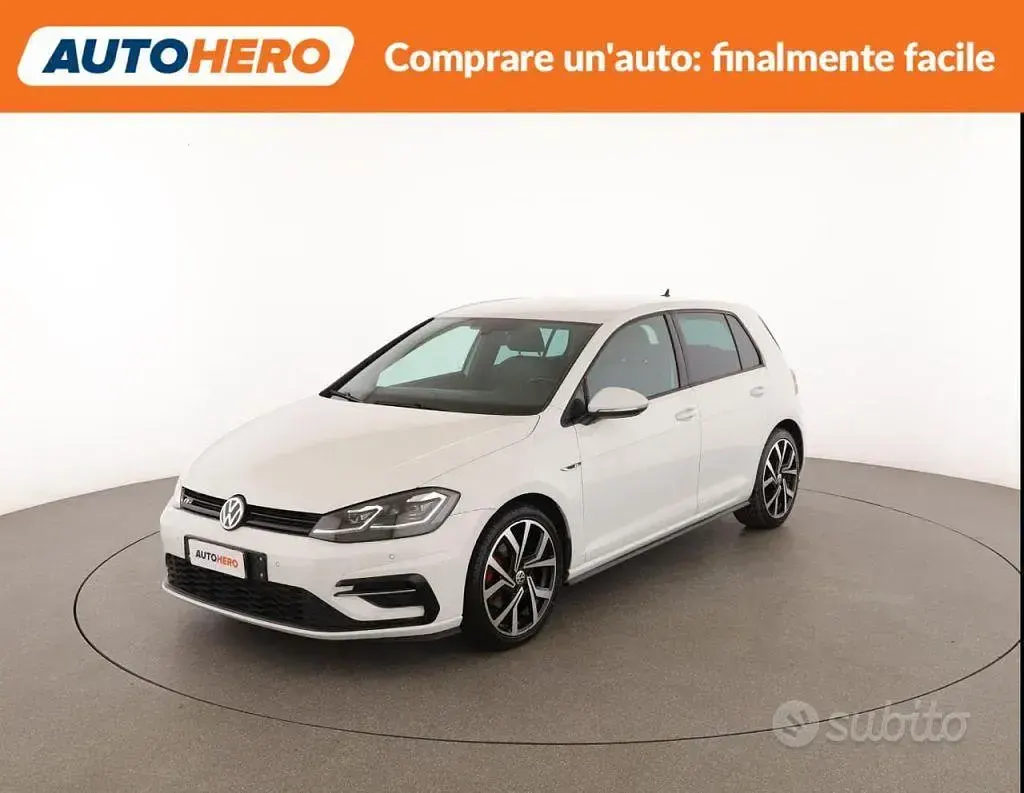 Usata VW Golf VII Sport 116 CV (85 kW) 2019 Bianco Berlina