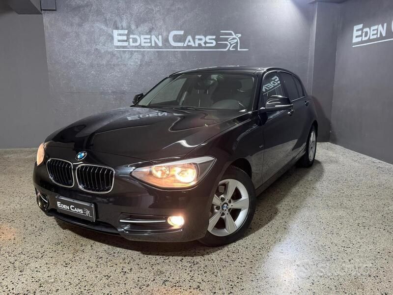 Usata BMW 118 Sport Line 143 CV (105 kW) 2013 Nero Utilitaria