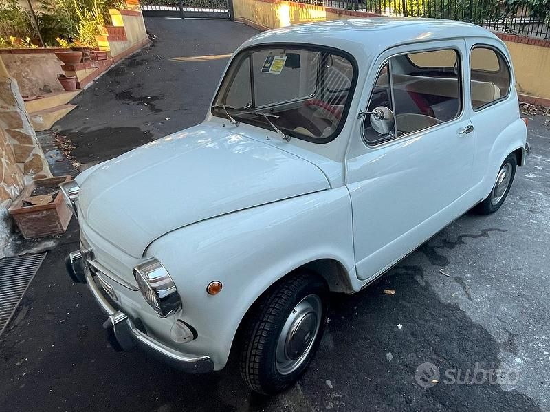 Usata Fiat 600 1960 Bianco Utilitaria