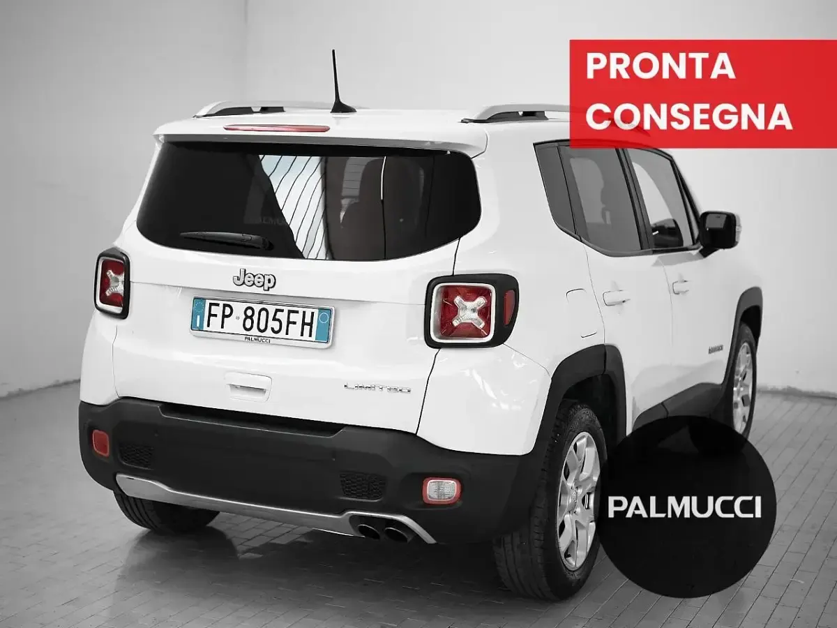 Usata Jeep Renegade Limited 140 CV (102 kW) 2018 Bianco SUV