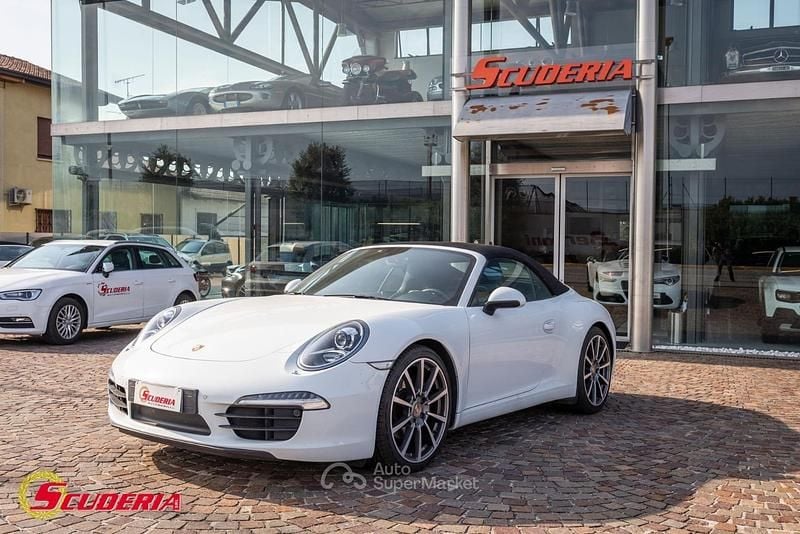 Usata Porsche 911 Carrera Cabriolet 350 CV (257 kW) 2013 Bianco Cabrio
