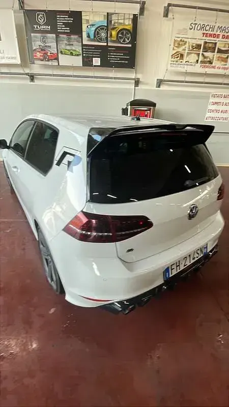 Usata VW Golf VII R 300 CV (220 kW) 2014 Bianco Berlina