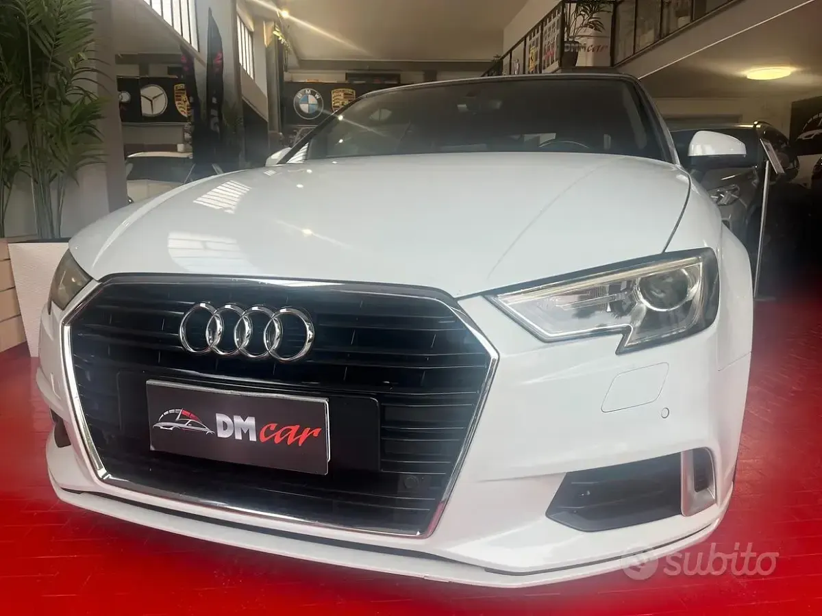 Usata Audi A3 Cabriolet Sport 116 CV (85 kW) 2018 Bianco Cabrio