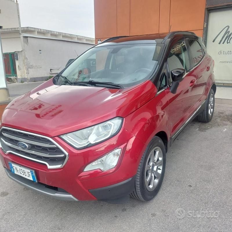 Usata Ford Ecosport 100 CV (73 kW) 2018 Rosso SUV