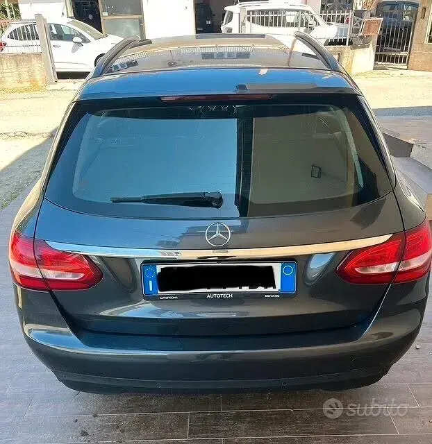 Usata Mercedes C200 Business 136 CV (100 kW) 2016 Grigio Station wagon