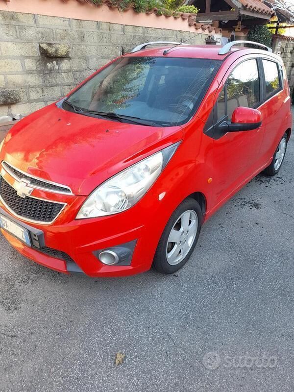 Usata Chevrolet Spark LT 81 CV (59 kW) 2010 Rosso Utilitaria