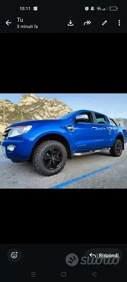 Usata Ford Ranger 160 CV (117 kW) 2015 Pick-up