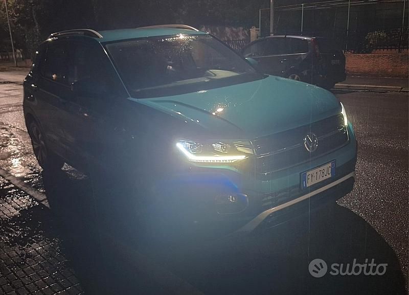 Usata VW T-Cross Advance 116 CV (85 kW) 2019 Blu SUV