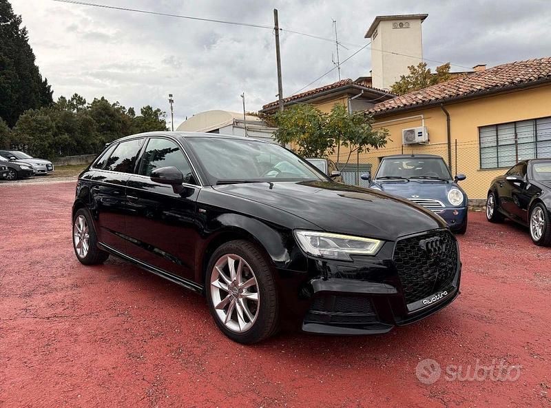 Usata Audi A3 Comfort 2018 Nero Berlina