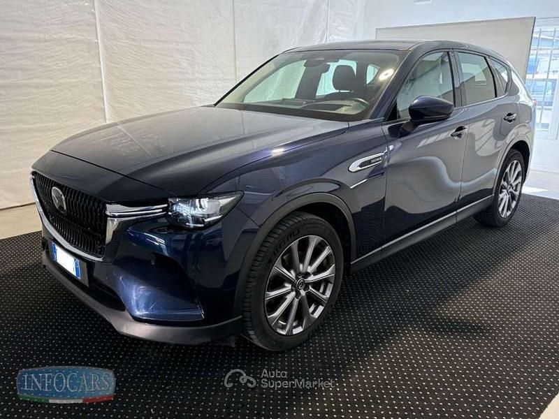 Usata Mazda CX-60 Exclusive-Line 200 CV (147 kW) 2023 Blu metallizzato SUV