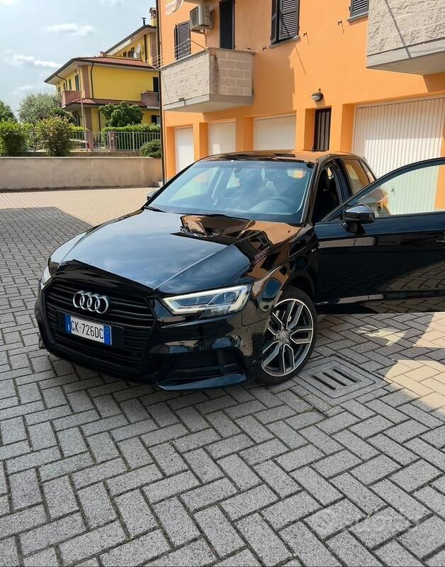 Usata Audi A3 150 CV (110 kW) 2019 Nero Berlina
