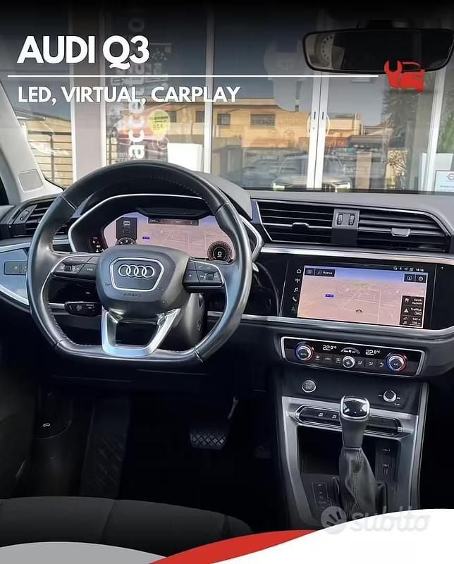 Usata Audi Q3 S-Line 150 CV (110 kW) 2020 Bianco SUV