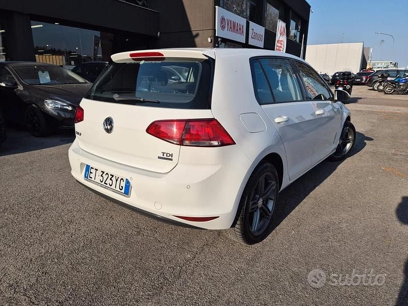 Usata VW Golf VII Sound 90 CV (66 kW) 2014 Bianco Berlina